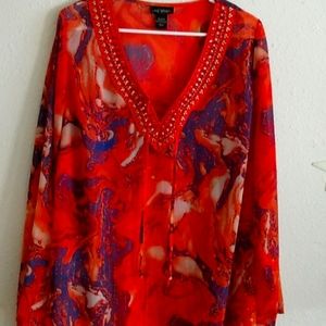 Lane Bryant Bohemian print shirt